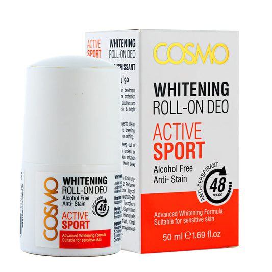Cosmo active sport Whitening Roll On Deo - رول التعرق لتفتيح من كوزمو