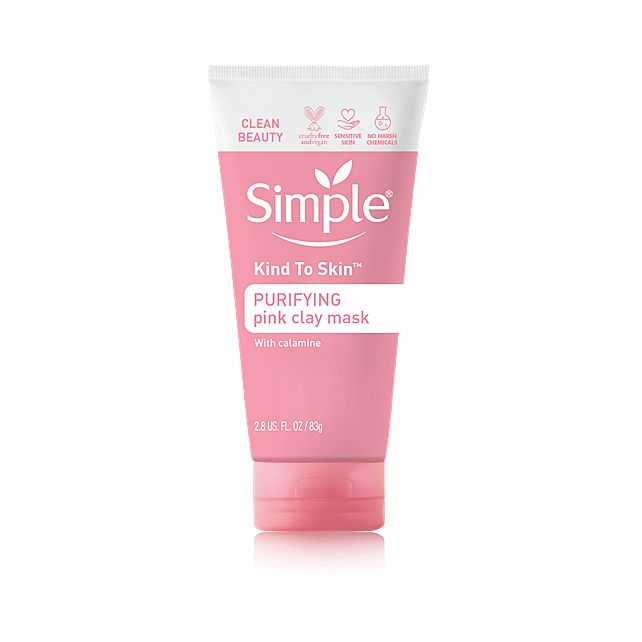 Simple purifying pink clay mask - سمبل قناع الطين
