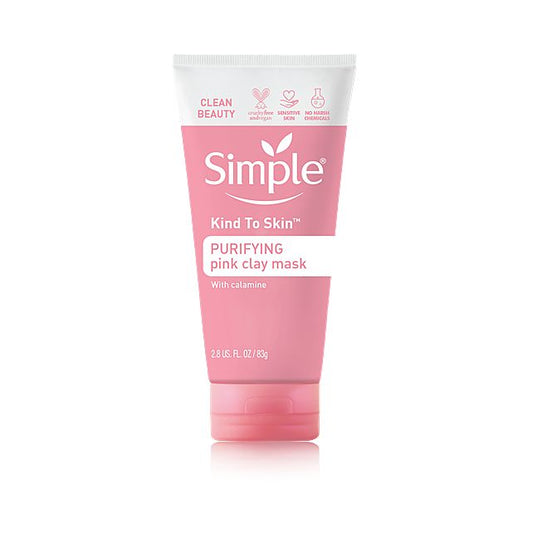 Simple purifying pink clay mask - سمبل قناع الطين
