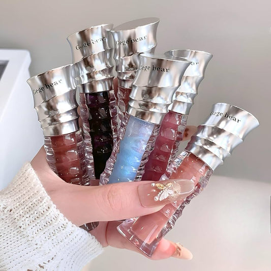 Gege bear water light mirror lip gloss-كلوس الشفاه مرطب
