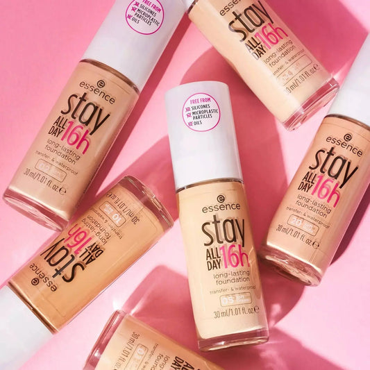 Essence stay all day 16h long-lasting foundation - كريم اساس سائل ايسنس