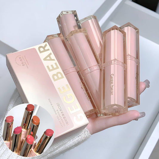 Gege Bear light and smooth water gloss lipstick-أحمر الشفاه ستيك