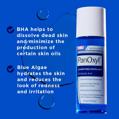 Panoxyl clarifying exfoliant 2% salicylic acid - بانوكسيل تونر