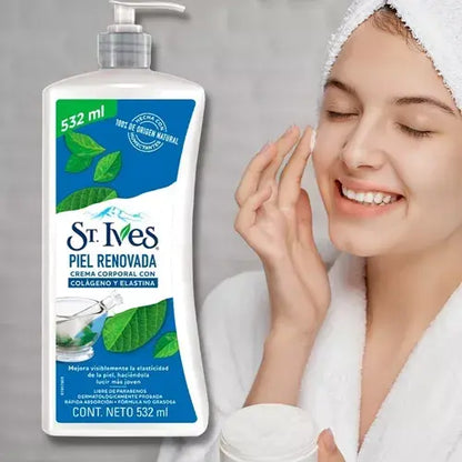 St.ives body lotion colageno y elastina 532ml - كريم لوشن مرطب للوجه والجسم