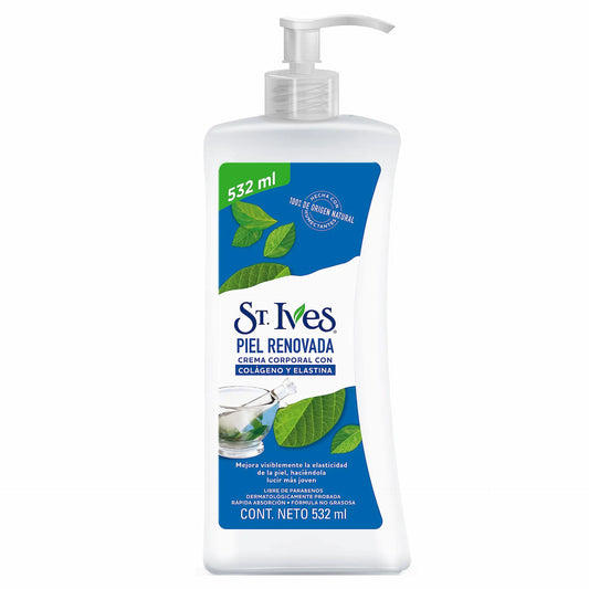 St.ives body lotion colageno y elastina 532ml - كريم لوشن مرطب للوجه والجسم