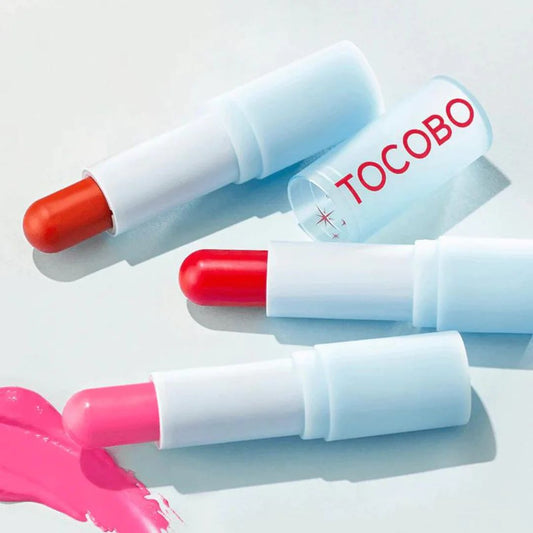 Tocobo glass tinted lip balm - حمر توبوكو مرطبة
