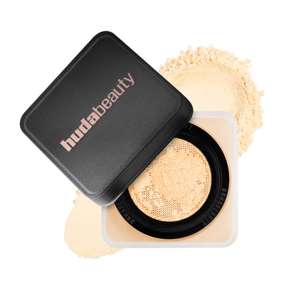 Huda beauty loose baking &  setting powder new viu- هدى بيوتي لوس باودر مثبت مكياج