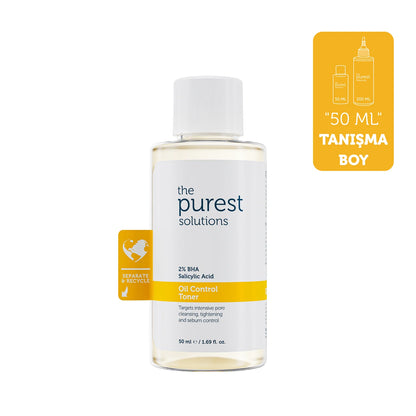 The purest solutions oil control toner 50ml - تونر سالساليك  اسيد  حجم السفر