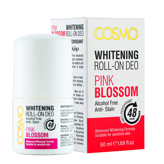 Cosmo Pink Blossom Whitening Roll On Deo - رول التعرق لتفتيح من كوزمو
