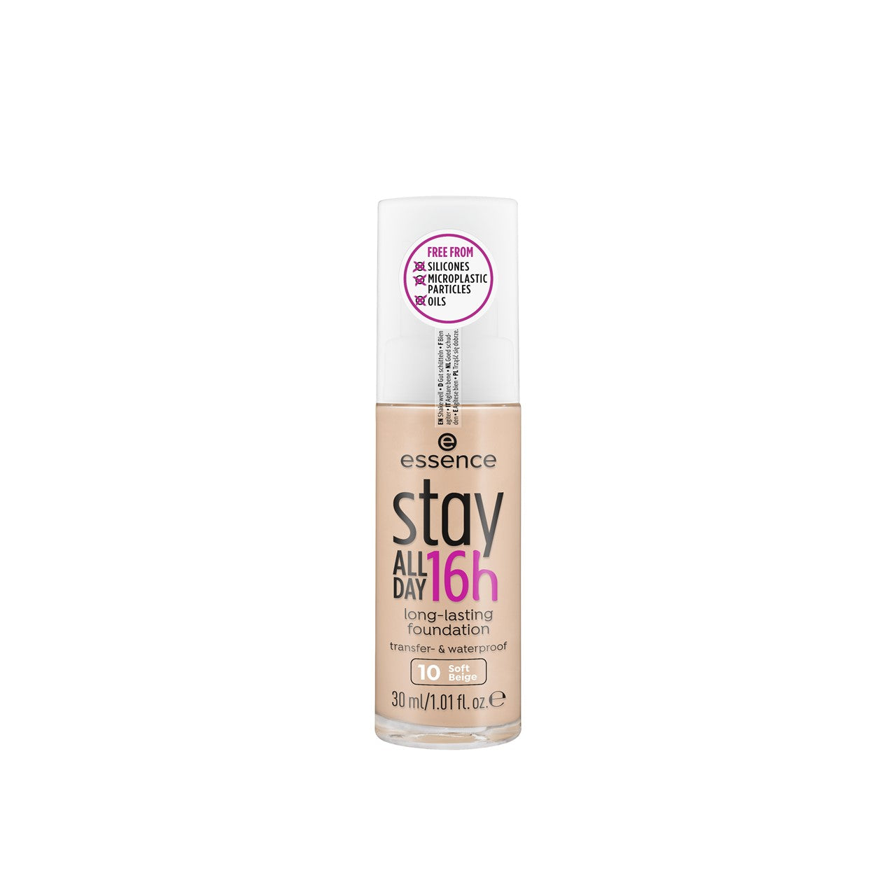 Essence stay all day 16h long-lasting foundation - كريم اساس سائل ايسنس