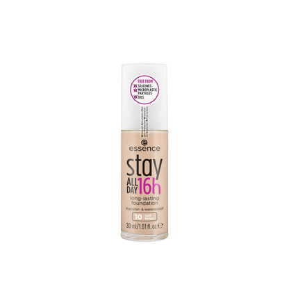 Essence stay all day 16h long-lasting foundation - كريم اساس سائل ايسنس