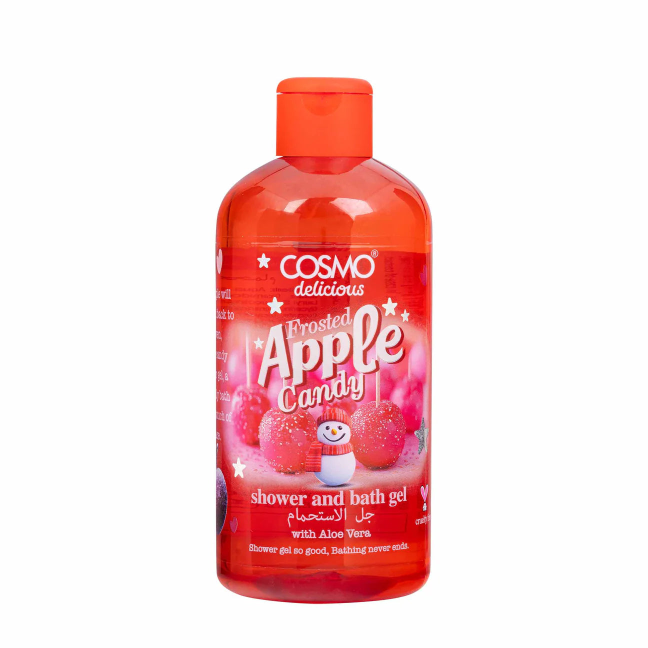 Cosmo Delicious Frosted Apple Candy Shower & Bath Gel - جل أستحمام
