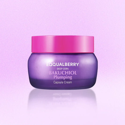 Eqqualberry bakuchiol plumping capsule cream