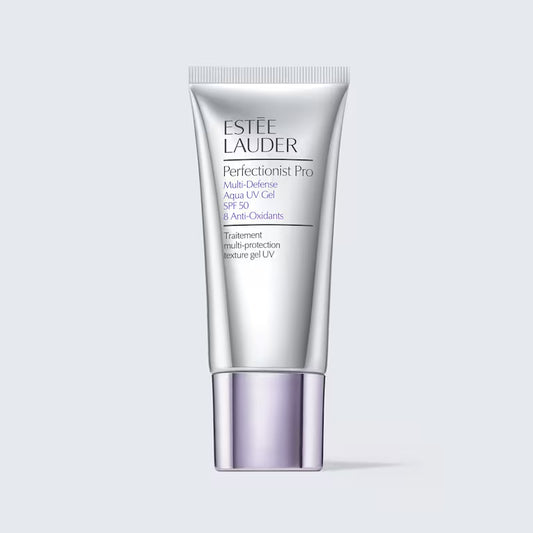 Estee lauder multi-defense Aqua UV gel spf 50/pa++++-جل واقي الشمس شفاف