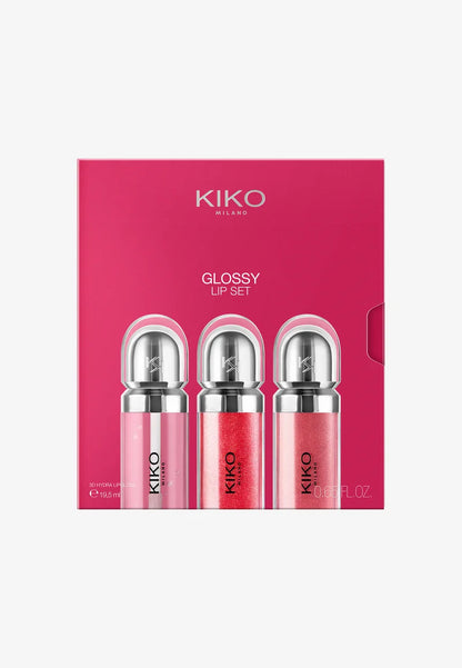 Kiko lip glossy set - سيت كلوسات كيكو ثلاثي