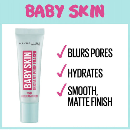 Maybelline baby skin primer base de teint anti-pores - برايمر البشرة من ميبلين