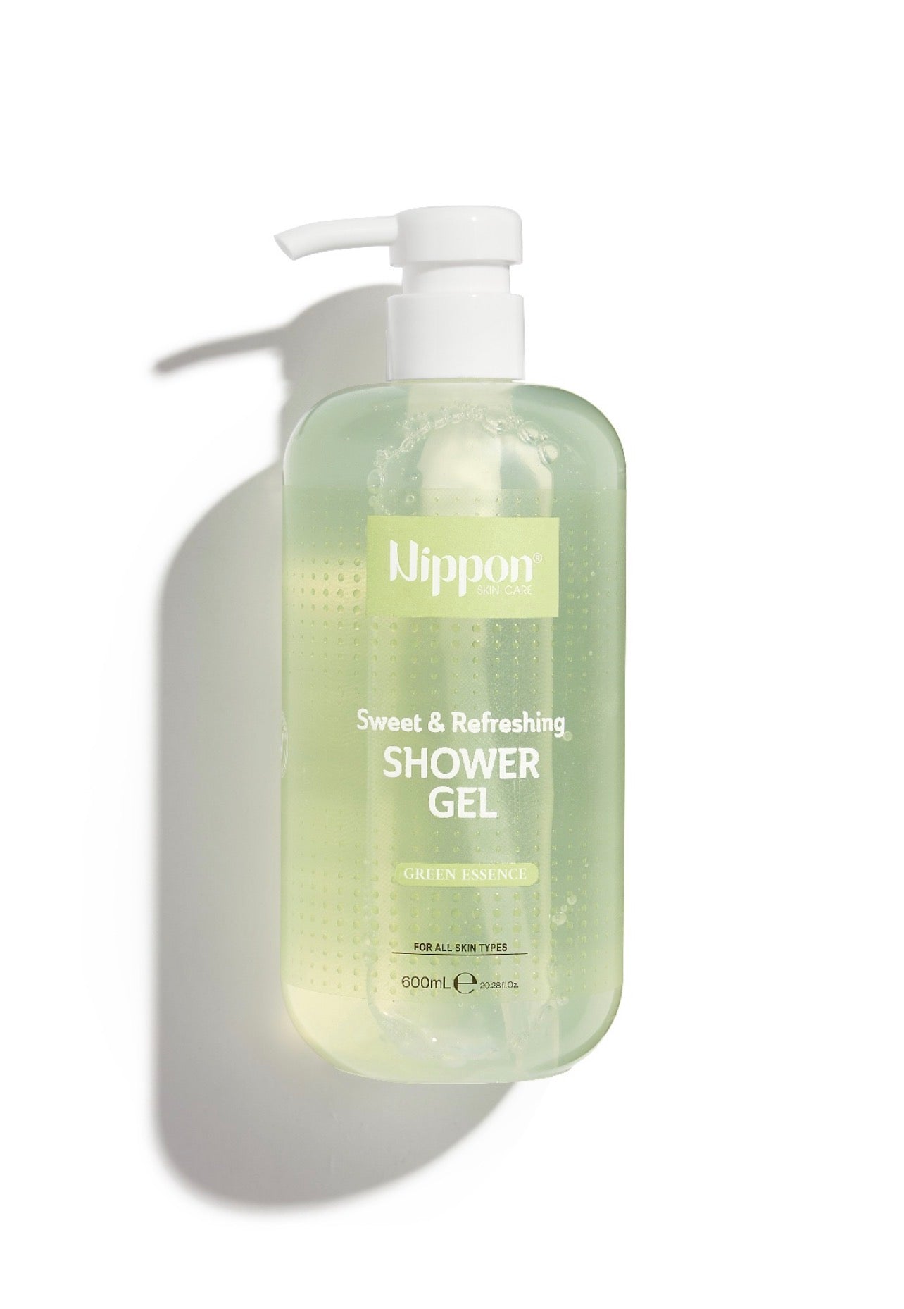 Nippon shower gel Green Essence 600ml -غسول الجسم من نيبون