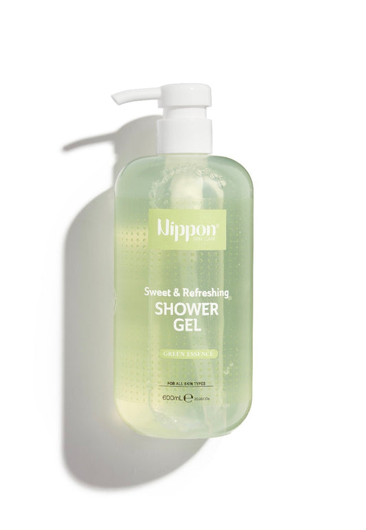Nippon shower gel Green Essence 600ml -غسول الجسم من نيبون