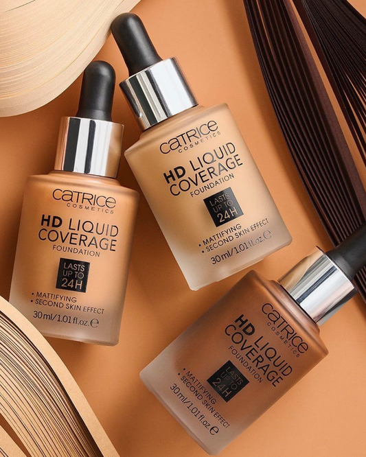 Catrice hd liquid coverage foundation- فاونديشن قطرات كاتريس سائل￼