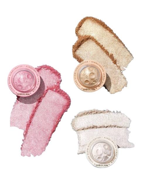 Sheglam lunar glow highlighter - أضاءة بودرة مضغوطة من شيكلام