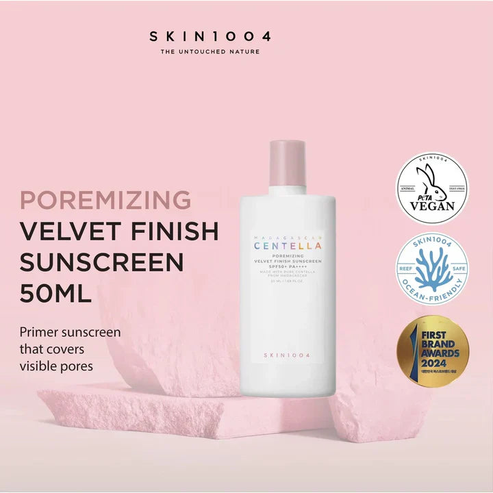Skin1004 CENTELLA POREMIZING TINTED SUN CREAM SPF50+ - واقي شمس فيزيائي
