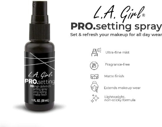 L.A.Girl PRO.setting HD High-Definition Setting Spray - بخاج مثبت مكياج