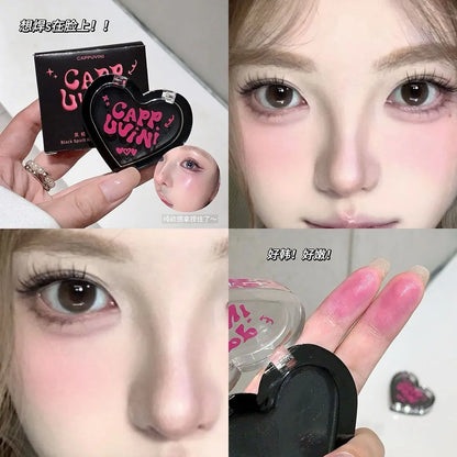 Cappuvini black spirit warm powder blusher-باودر بلاش الخدود
