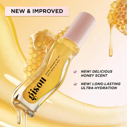 Gisou infused lip oil gloss honey  - كلوس الشفاه لامع من جيسو بالعسل