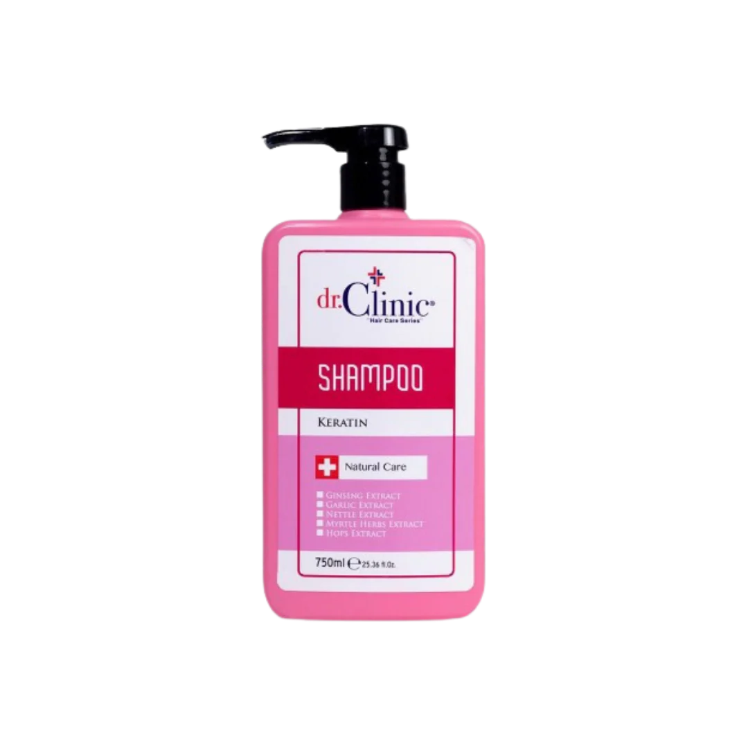 Dr.Clinic SHAMPOO KERATIN -شامبو بالكيراتين للشعر الجاف والتالف