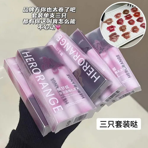 Herorange velvet lip glaze gift set