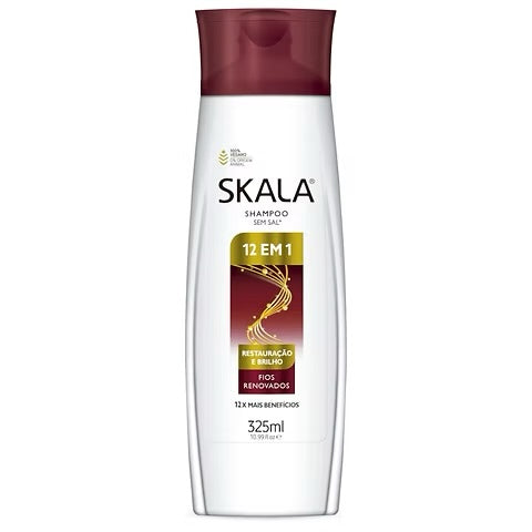 Skala shampoo 12em1 fios renovados 325ml - شامبو الشعر 12ب1 من سكالا برازيلية