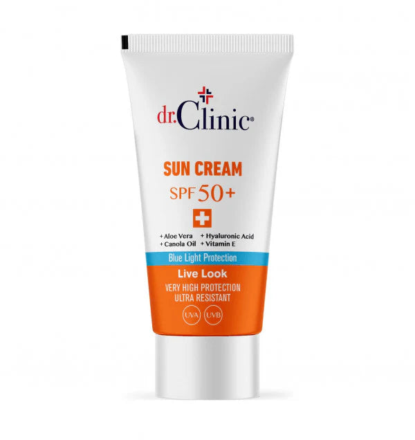 Dr.Clinic Sun Cream SPF50+ very High Protection - Ultra Resistant -واقي للبشرة الجافة من دكتور كلنك