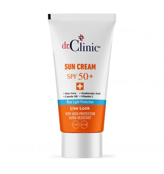 Dr.Clinic Sun Cream SPF50+ very High Protection - Ultra Resistant -واقي للبشرة الجافة من دكتور كلنك