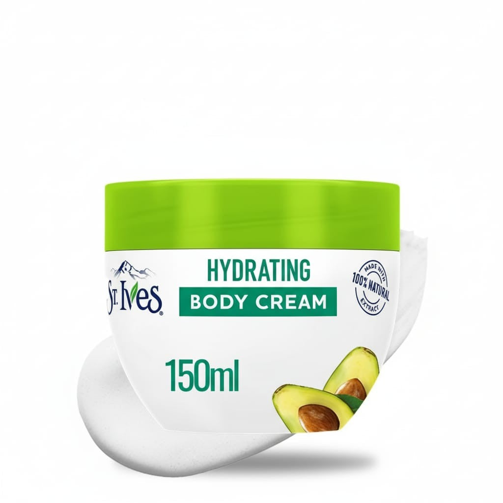 St.ives hydrating body cream 150ml - كريم الجسم لترطيب عالي بافوكادو