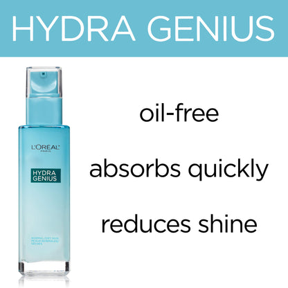 L’oreal paris hydra genius aloe water dry & sensitive skin - مرطب البشرة جافة والحساسة مائي من لوريال باريس