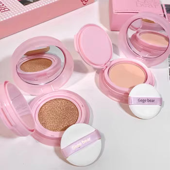 Clear double cushion powder from gege bear- كوشن  باودر