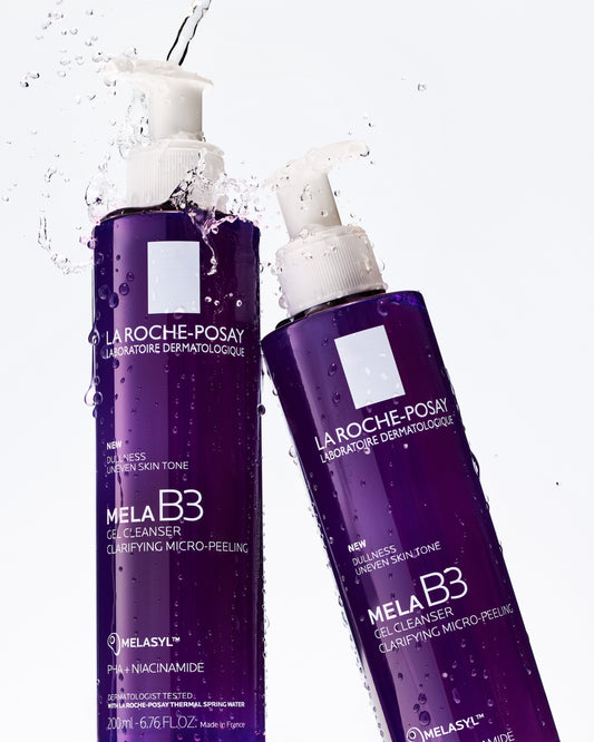 La Roche-Posay Mela B3 Micro-Peeling Unifying Radiance Clarifying Unifying Micro-Peeling Ge - غسول جل من لاروش بوزيه