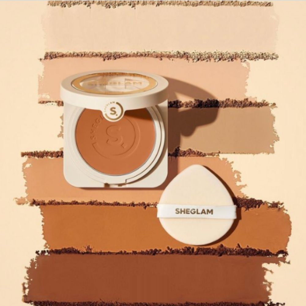 Sheglam skin-foucus high coverage powder foundation - باودر فاونديشن شيكلام