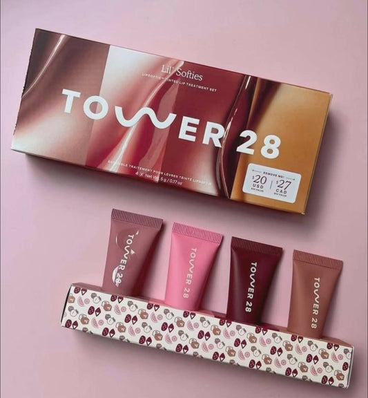 Tower 28 mini lip softies tinted - سيت تنت الشفاه