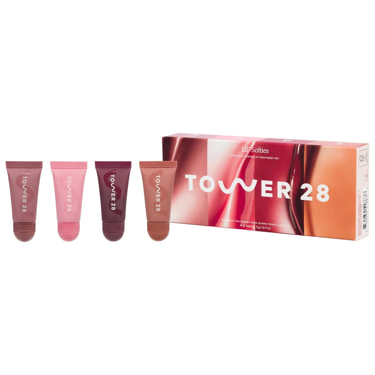 Tower 28 mini lip softies tinted - سيت تنت الشفاه