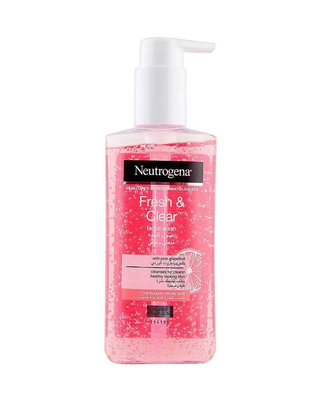 Neutrogena fresh & clear face wash - غسول الوجه منعش
