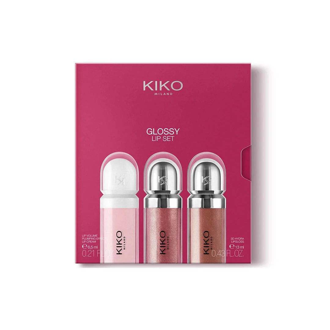 Kiko lip glossy set - سيت كلوسات كيكو ثلاثي