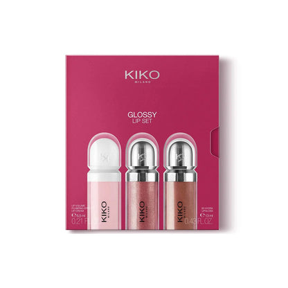 Kiko lip glossy set - سيت كلوسات كيكو ثلاثي