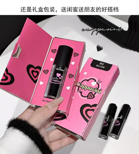 Cappuvini , Heart Bubble Temperature Changing Blush-بلشر سائل