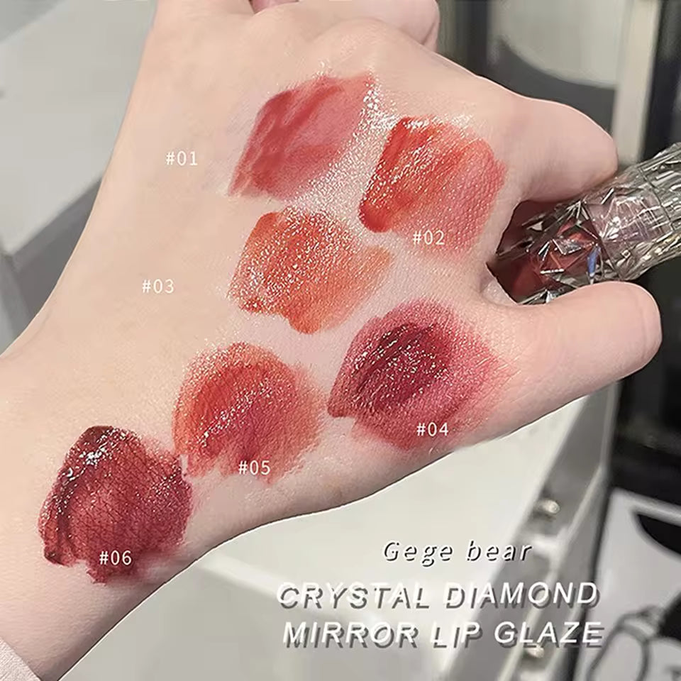 Gege bear water light mirror lip gloss-كلوس الشفاه مرطب