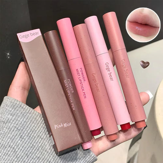 Gege Bear pink mist lipstick-أحمر الشفاه