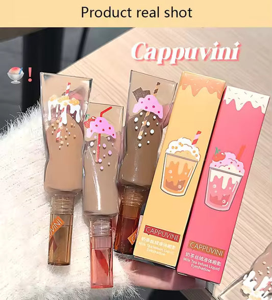 Cappuvini milk tea velvet liquid eyeshadow-ظلال العيون سائل