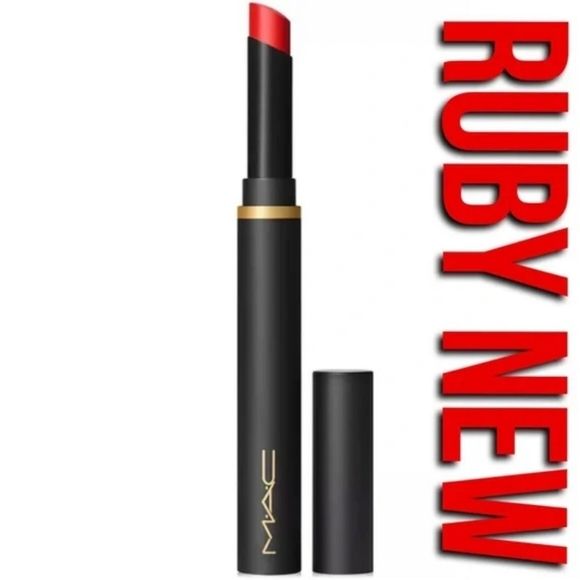 Mac powder kiss velvet lipstick - حمرة ماك ستيك