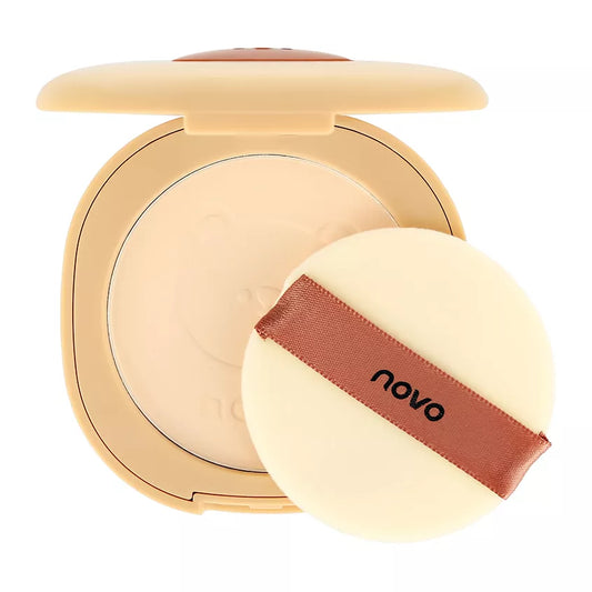 Luminous feather soft silk Powder from novo-باودر كريمي لتثبيت مكياج