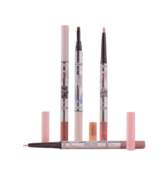 Zvev gorgeous Flower Field Double-Headed Silkworm Pen-قلم محدد عيون مزدوج